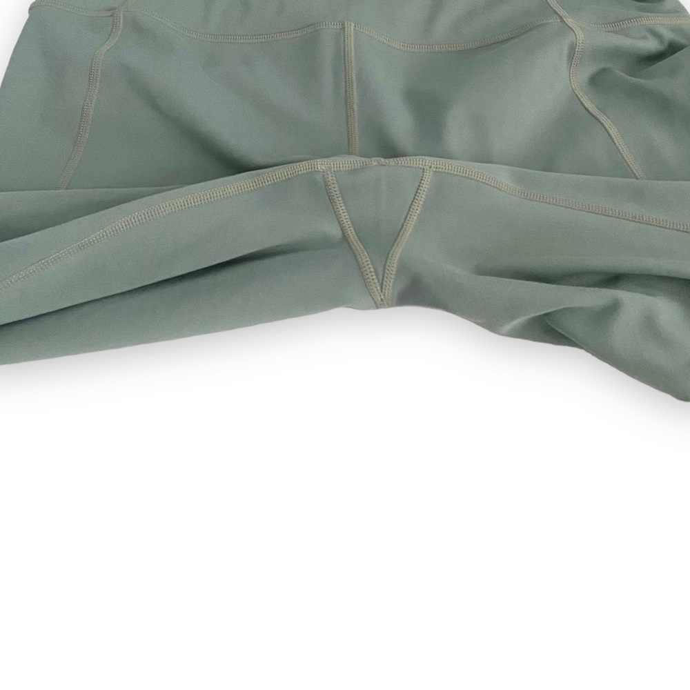 Athleta Athleta Eclipse 7/8 Tights Seafoam Green Sage Mesh Size Large - Picture 7 of 9